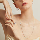 OCEAN HORIZON HOOP EARRINGS