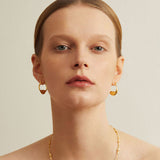 OCEAN HORIZON HOOP EARRINGS