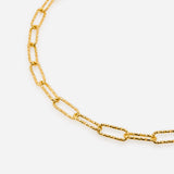 ASTERIA TEXTURED CHAIN NECKLACE