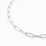 ASTERIA TEXTURED CHAIN NECKLACE