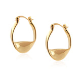 Gold hoop earrings