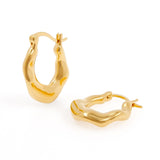 Gold hoop earrings for women