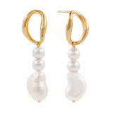 HYADES FRESHWATER PEARL EARRINGS