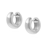 CHUNKY BOLD HUGGIE HOOP EARRINGS