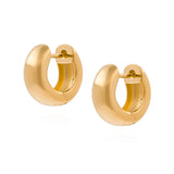 CHUNKY BOLD HUGGIE HOOP EARRINGS