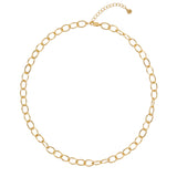 OVAL LINK CHAIN NECKLACE