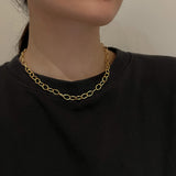 OVAL LINK CHAIN NECKLACE