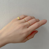 HEART SIGNET RING