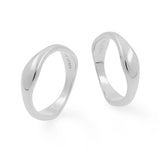 silver wave ring
