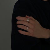 Womens silver ring
