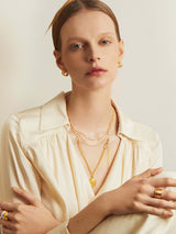 Multi layered necklace