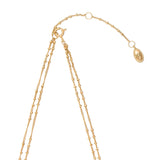 Gold satellite chain necklace