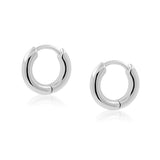 BOLD HUGGIE HOOP EARRINGS