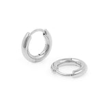 BOLD HUGGIE HOOP EARRINGS