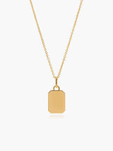 Engravable pendant necklace