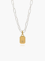 Silver chain necklace
