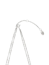 Silver layered chain necklace