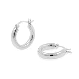 Sterline silver hoop for women