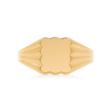 Gold signet ring