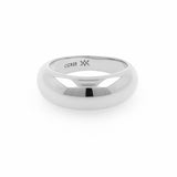 Silver chunky ring