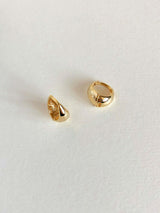 Small gold hoop earrings