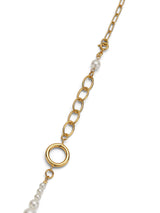 PEARL DROPLET GOLD CHAIN NECKLACE
