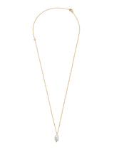 PURE PEARL PENDANT GOLD NECKLACE
