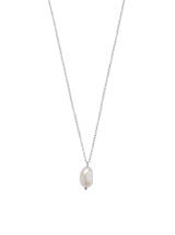 PURE PEARL PENDAN NECKLACE SILVER