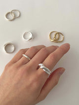 Unique silver ring