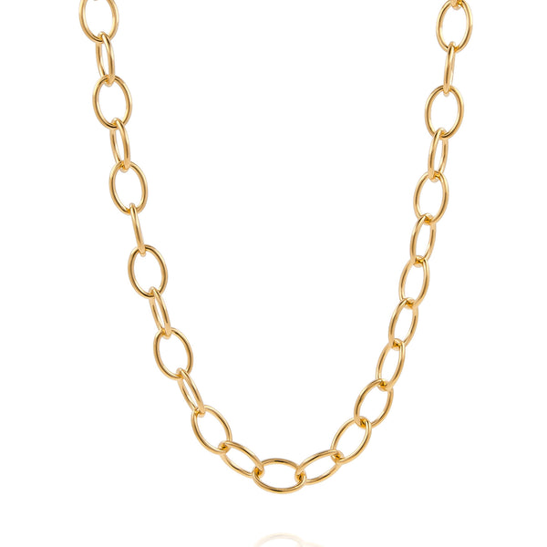 OVAL LINK CHAIN NECKLACE