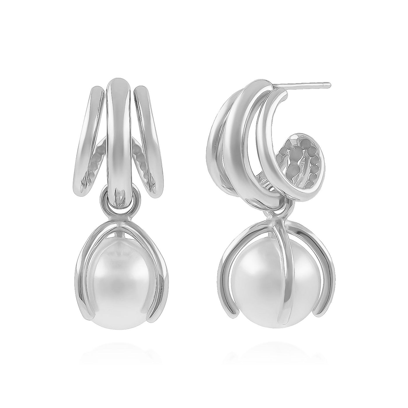 Gold Bold Huggie Hoop Earrings | Jewellery | Côté Caché