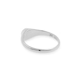 solid silver signet ring