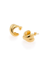 Gold stud earrings for women