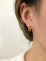 Huggie hoop earrings