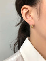 Gold hoop earring for women