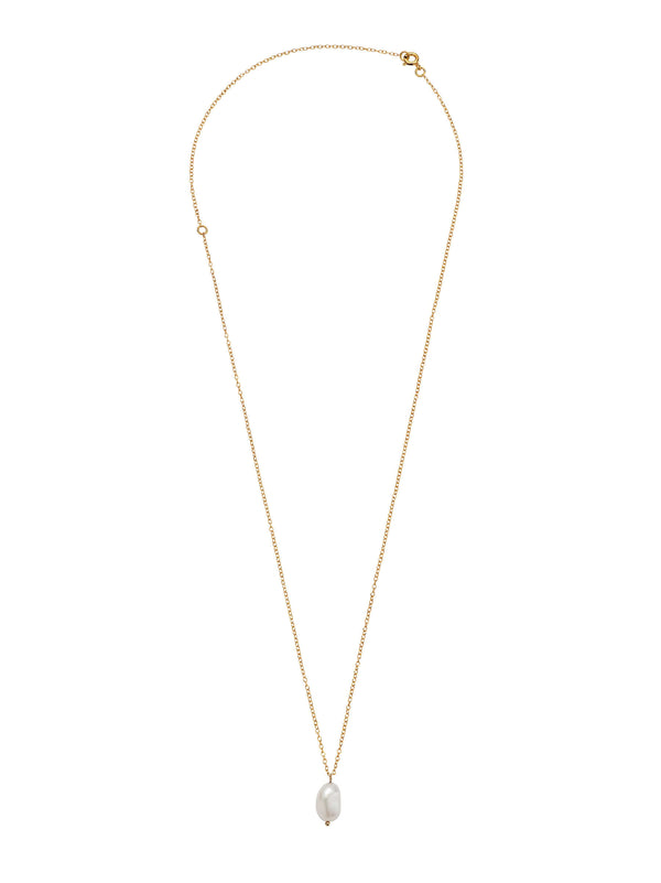 PURE PEARL PENDANT GOLD NECKLACE