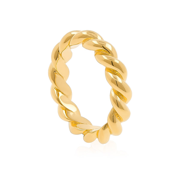 Gold Twisted ring
